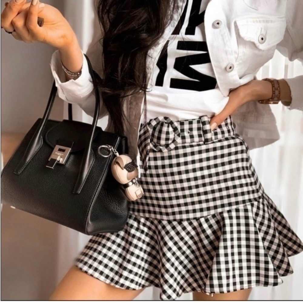 ZARA High-waisted skort S NWT